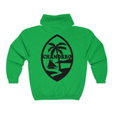 Chamorro Palms Zip Up Hooded Sweatshirt