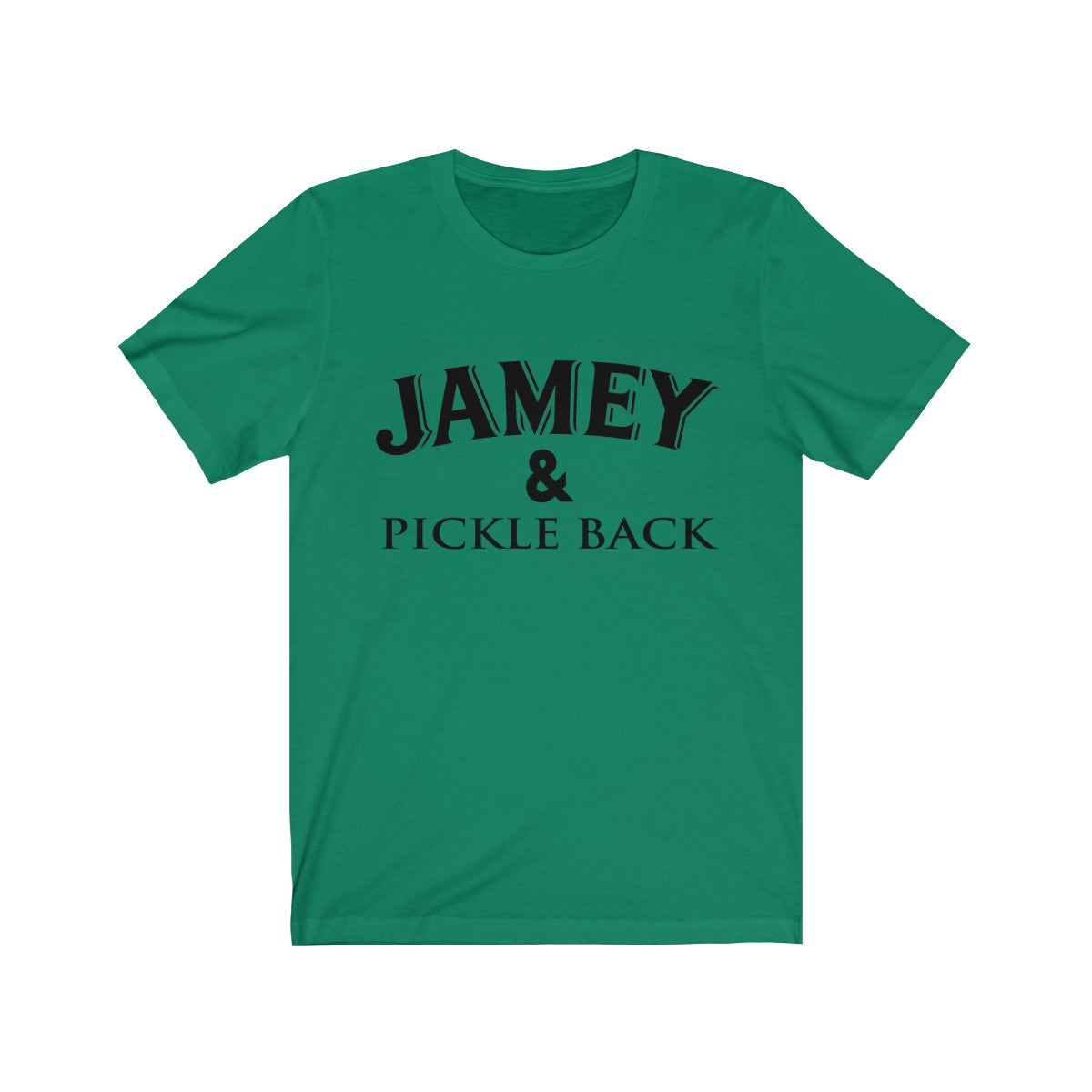 Jamey and Pickle Back Unisex Jersey Short Sleeve Tee