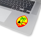 Guam Rasta Palm Decal