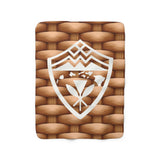 Hawaii Weave Shield Fleece Blanket