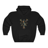 3 Star and Sun Floral Unisex Heavy Blend™ Hooded Sweatshirt