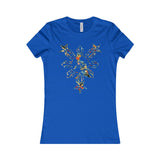 Philippines 3 Stars and Sun Womens Floral Tee