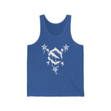 EZ MIL Drip White Emblem Unisex Jersey Tank