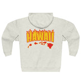 Hawaii Fire Unisex Premium Full Zip Hoodie