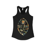 Guam Floral Racerback Tank