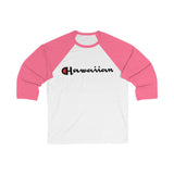 Hawaiian Kanaka Unisex 3/4 Sleeve Baseball Tee
