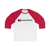 Hawaiian Kanaka Unisex 3/4 Sleeve Baseball Tee