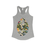 Floral Guam Tank womens Racerback