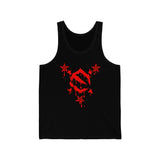 EZ MIL Drip Red Emblem Unisex Jersey Tank