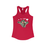 Hawaii Shaka Floral Racerback Tank