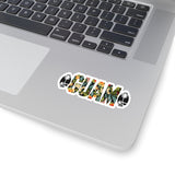 Guam Seal Floral Decal