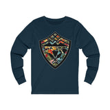 Hawaii Floral Shield Unisex Jersey Long Sleeve Tee