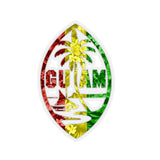 Guam Rasta Decal