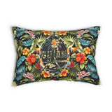 Guam Seal Floral Pillow