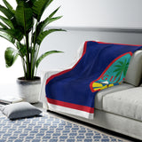 Guam Flag Velveteen Plush Blanket