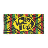 Guam Seal Rasta Tribal Beach Towel
