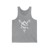 EZ MIL Drip White Emblem Unisex Jersey Tank
