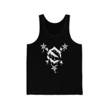 EZ MIL Drip White Emblem Unisex Jersey Tank