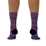 Hawaii Fresh Blue & Red Socks