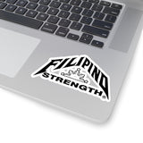 Filipino Strength Black Decals