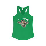 Hawaii Shaka Floral Racerback Tank