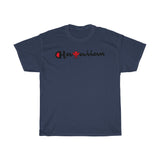 Hawaiian Kanaka Black print Tee