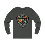 Hawaii Floral Shield Unisex Jersey Long Sleeve Tee