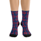 Hawaii Fresh Blue & Red Socks