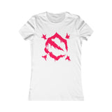 EZ MIL Womens Red Emblem Tee