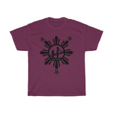 3 Stars and Sun Bridge Unisex Heavy Cotton Tee