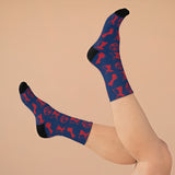 Guam Fresh Blue & Red Socks