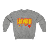 Hawaii Fire Unisex Heavy Blend™ Crewneck Sweatshirt
