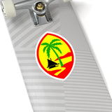 Guam Rasta Palm Decal