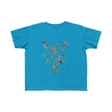 Philippines 3 Star and Sun Floral Tee Kids