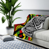 Samoa Rasta Fleece Blanket