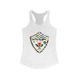 Hawaii Floral Shield Women's Ideal Racerback Tank