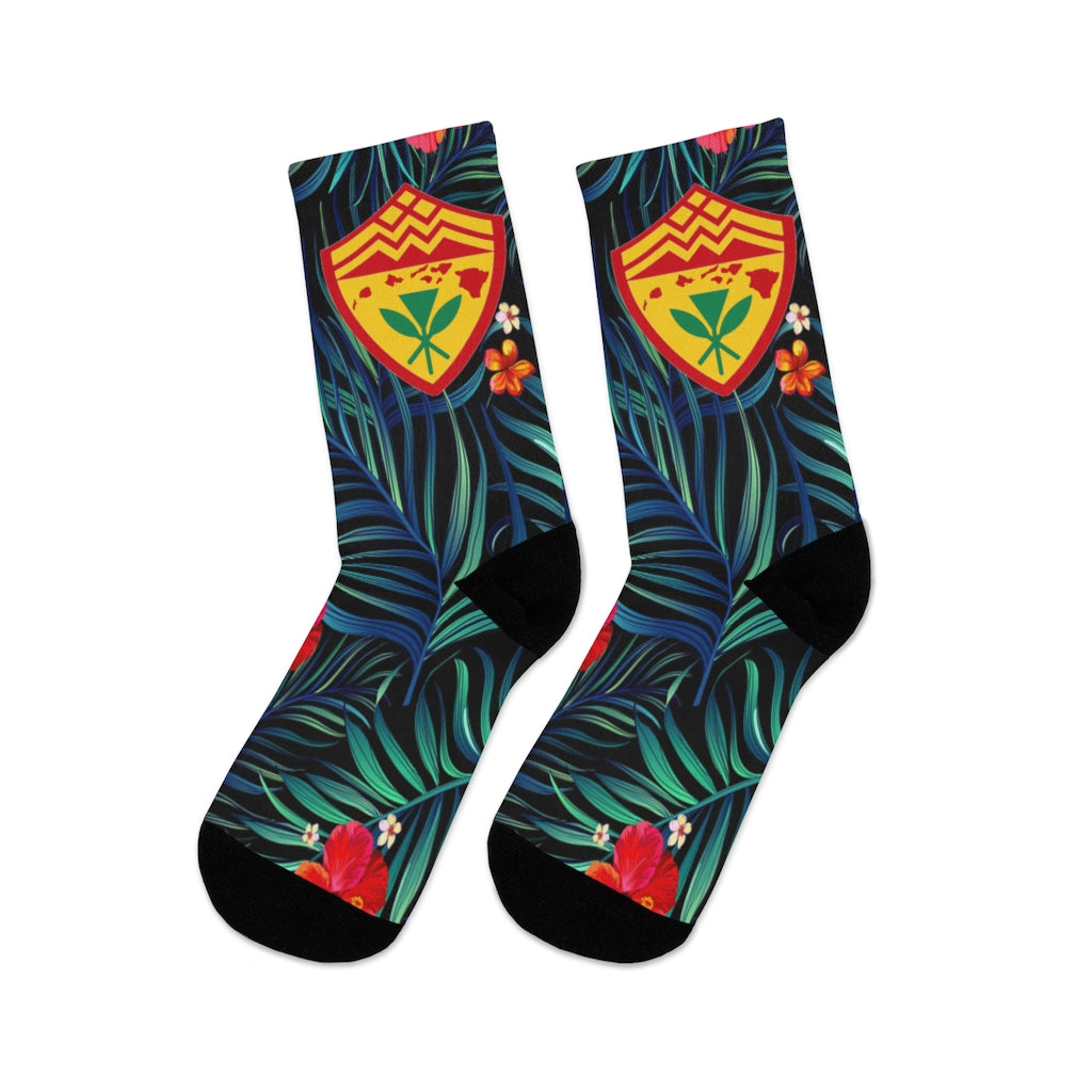 Hawaii Steeze Floral Socks