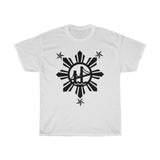 3 Stars and Sun Bridge Unisex Heavy Cotton Tee