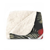 Philippines Heart Floral Fleece Blanket