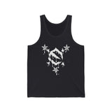 EZ MIL Drip White Emblem Unisex Jersey Tank