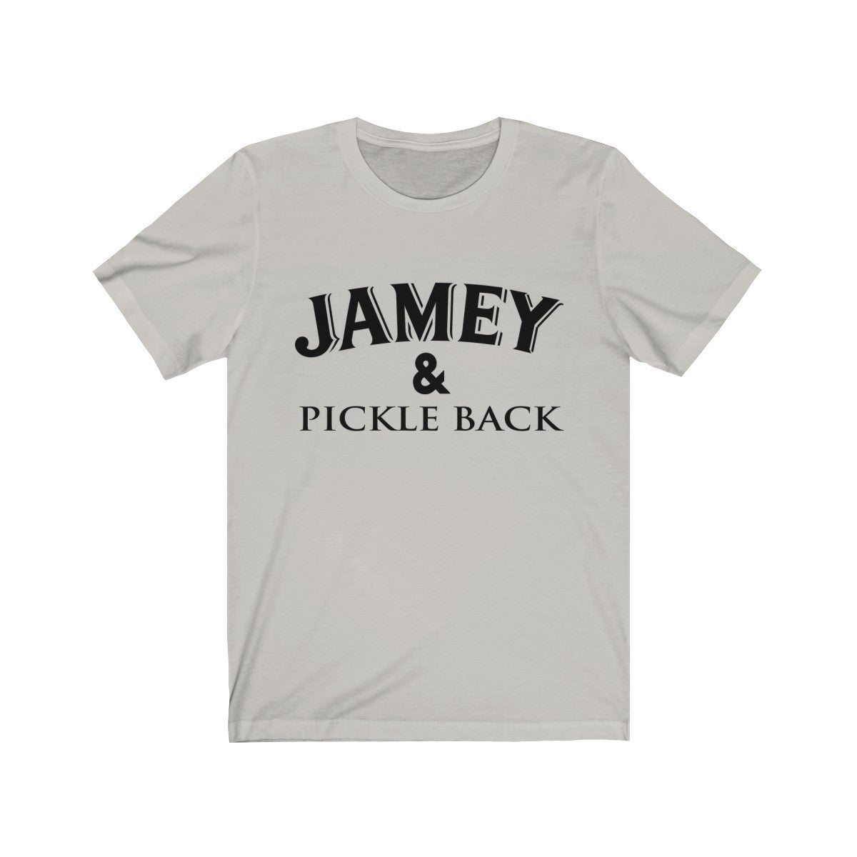 Jamey and Pickle Back Unisex Jersey Short Sleeve Tee