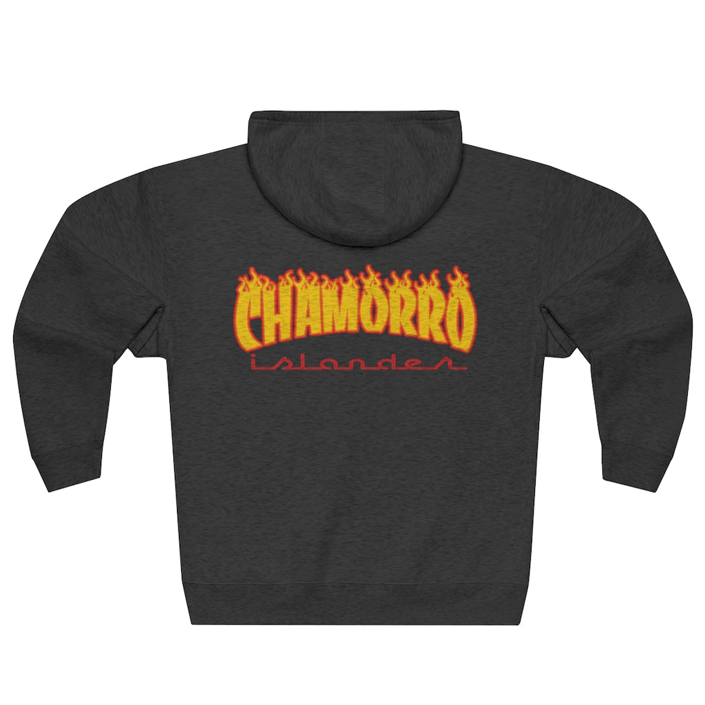 Chamorro Fire Unisex Premium Full Zip Hoodie