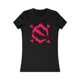 EZ MIL Womens Red Emblem Tee