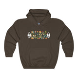 Guam Floral Hoodies Dark Colors.