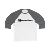 Hawaiian Kanaka Unisex 3/4 Sleeve Baseball Tee