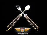 Balisong Fork and Spoon combo