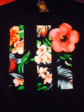 A HI FLORAL TEE