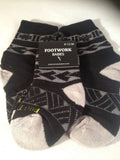 TRIBAL BLACK AND GRAY KIDS SOCKS