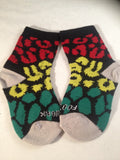 LEOPARD RASTA KIDS SOCKS