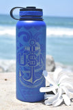 NAVY TRIBAL FLASKS